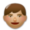 Man - Medium emoji on LG